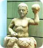 Mithras, born of a rock