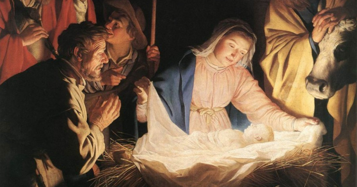 painting of the birth of Jesus